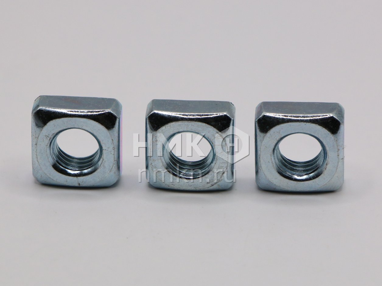 Гайка 251106 М8 квадратная цинк